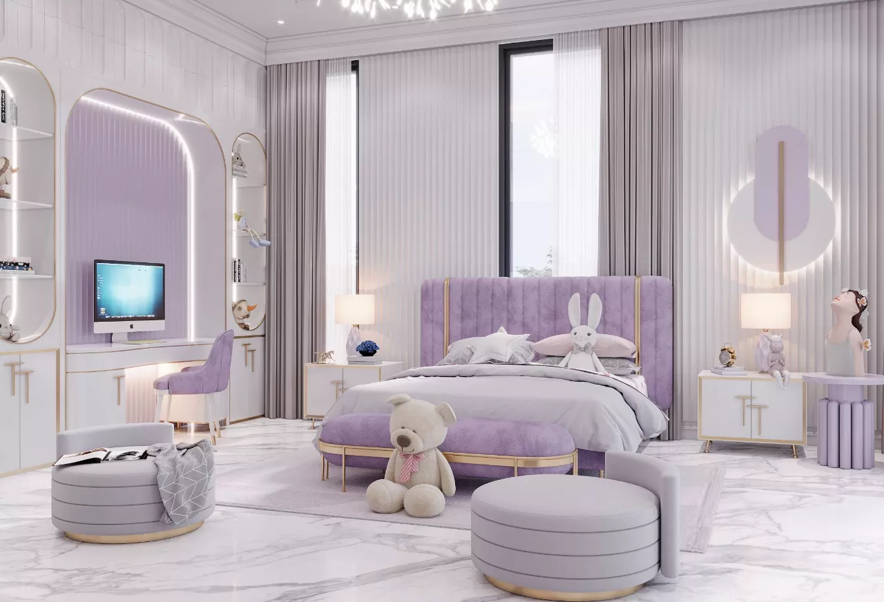 ارتقِ بغرفة نومك في دبي: إتقان فن التصميم الداخلي