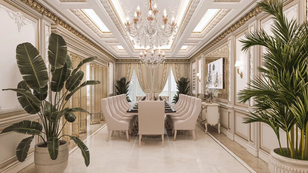 غرف طعام فاخرة في دبي — تصميم داخلي راقٍ