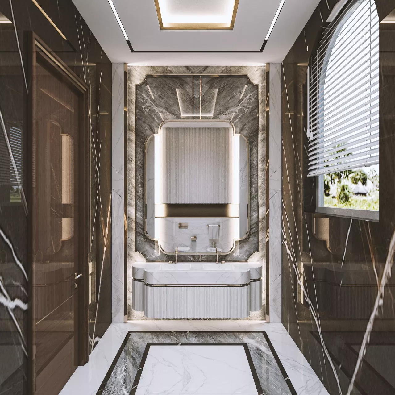 دليل تصميم الحمامات الفاخرة في دبي