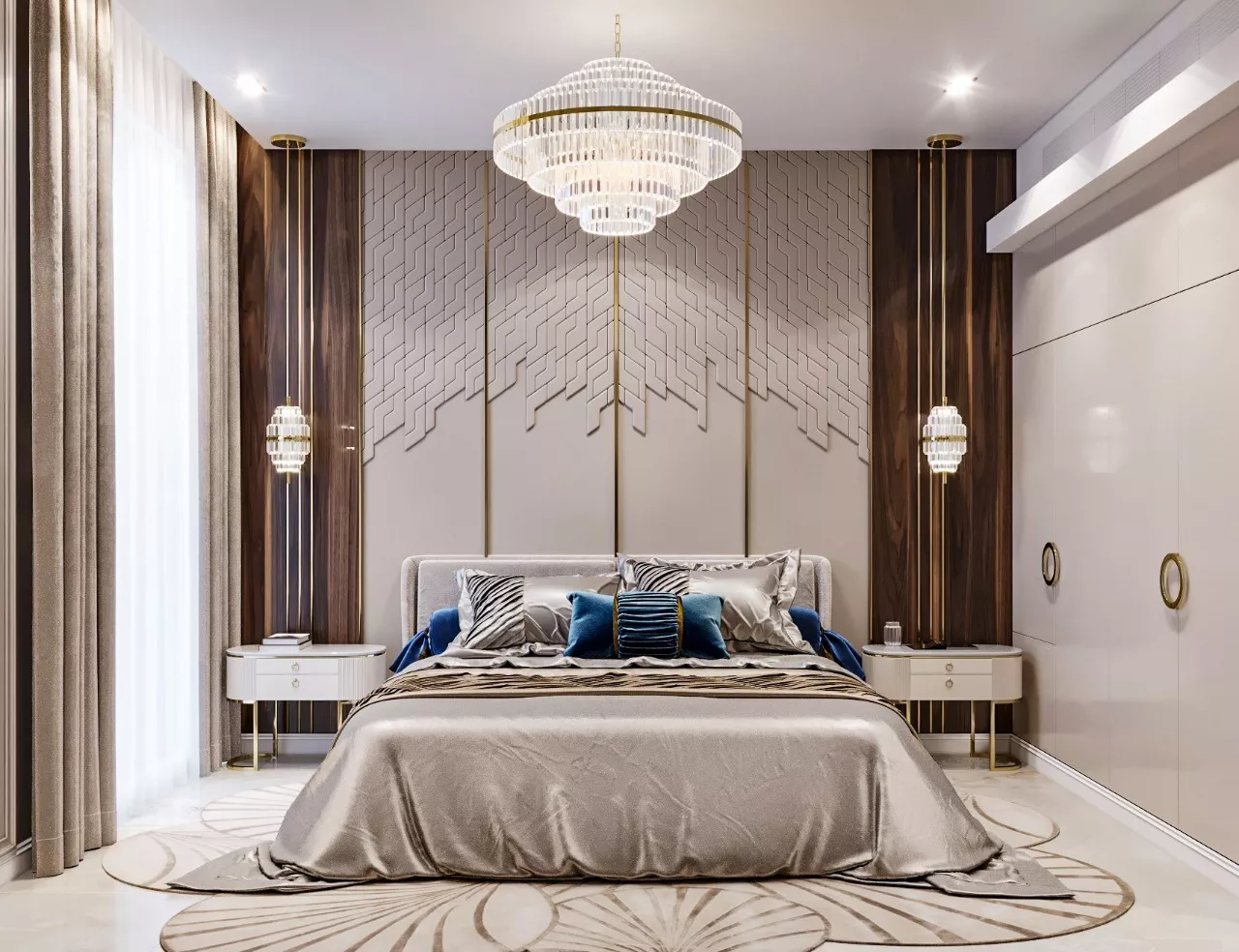 كشف أسرار تصميم غرفة نوم فاخرة