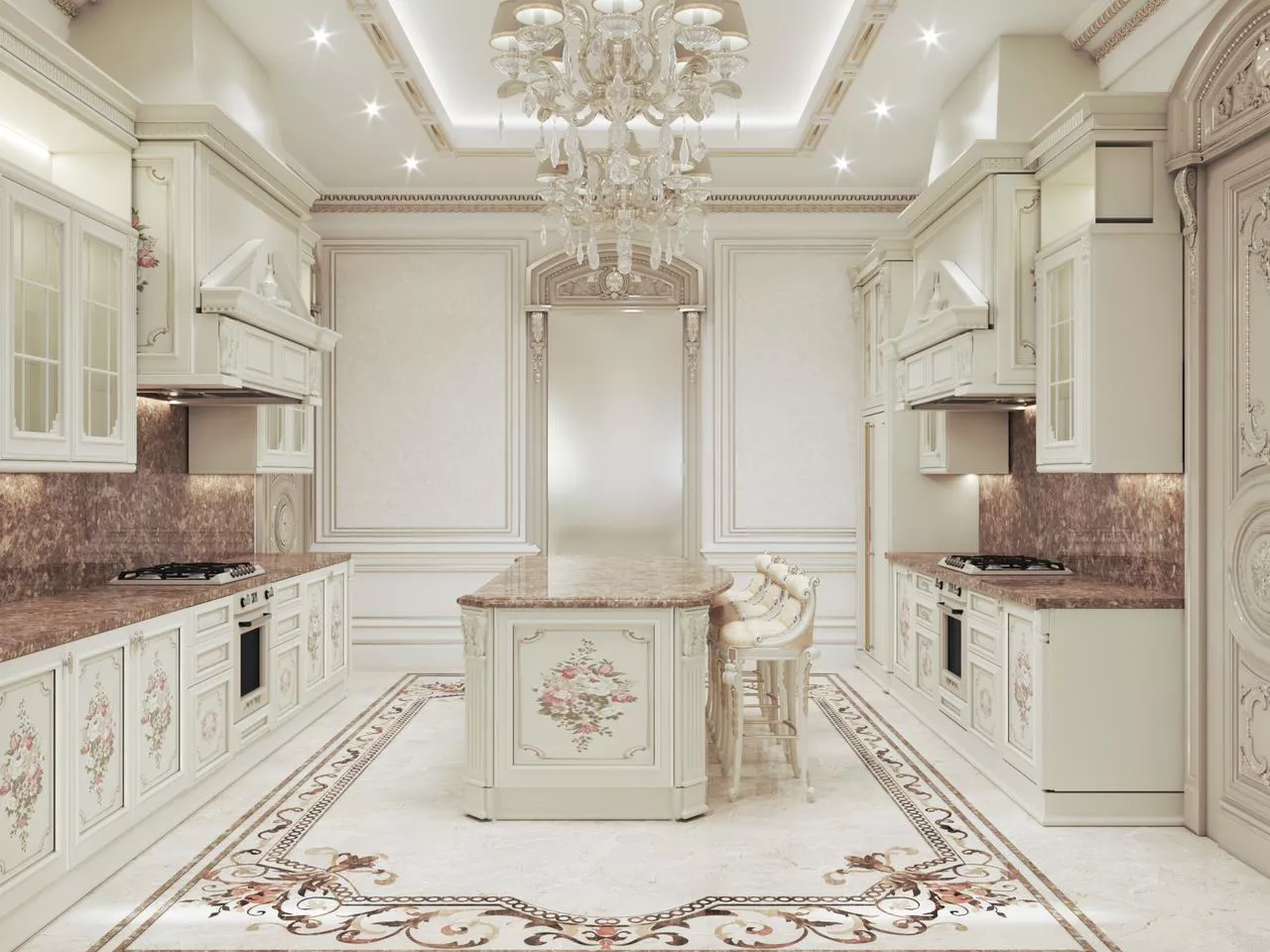 عرض تصميم مطبخ فاخر في دبي: أفكار وحلول عملية