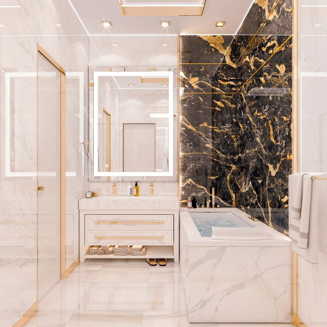 نصائح خبراء لتصميم حمام فاخر