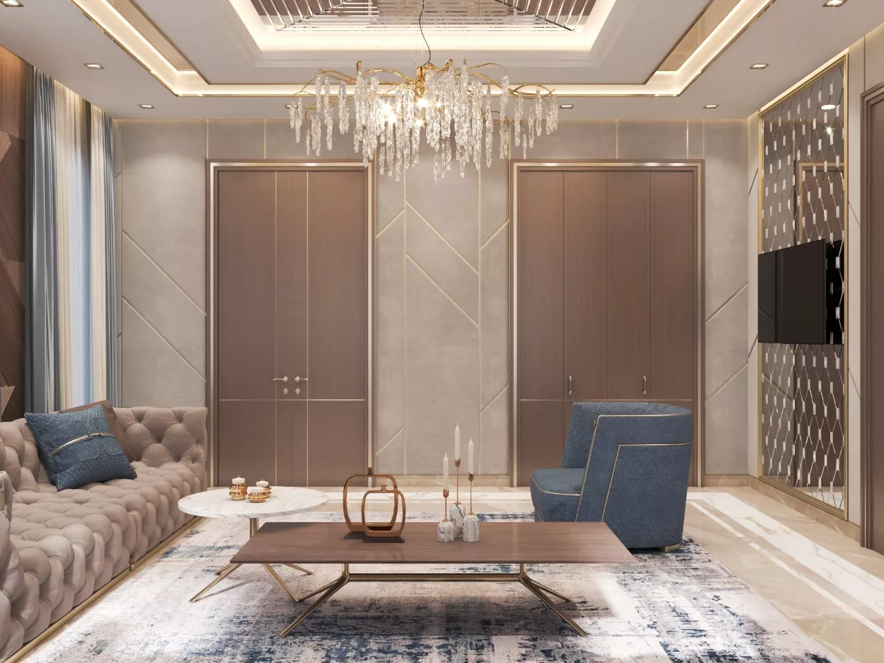 إتقان التصميم الداخلي الفاخر في دبي: نصائح أساسية