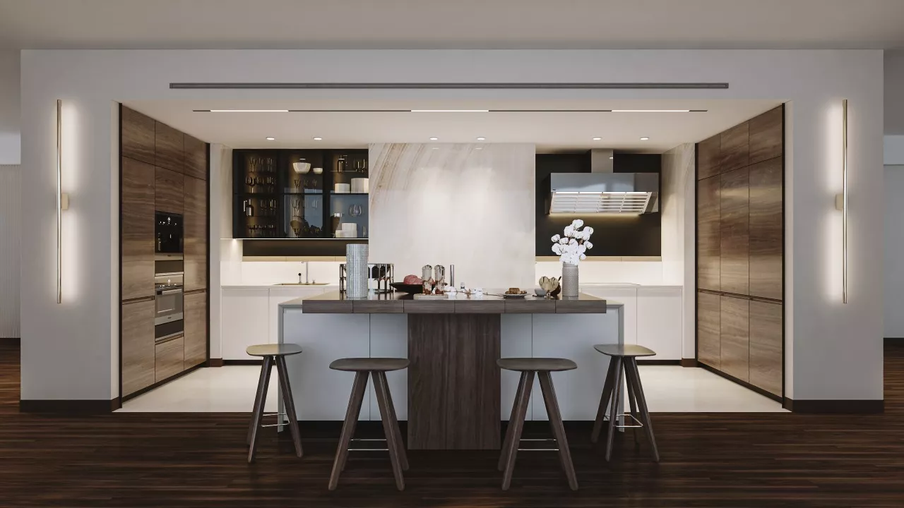 تجديد المطبخ الفاخر: أفضل تعديلات التصميم الداخلي