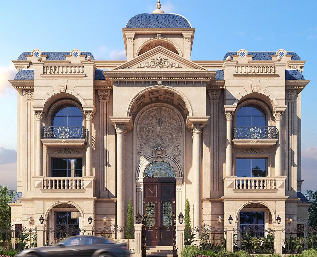 شركة بناء فيلات دبي وتنفيذ فلل فاخرة وتسليم مفتاح