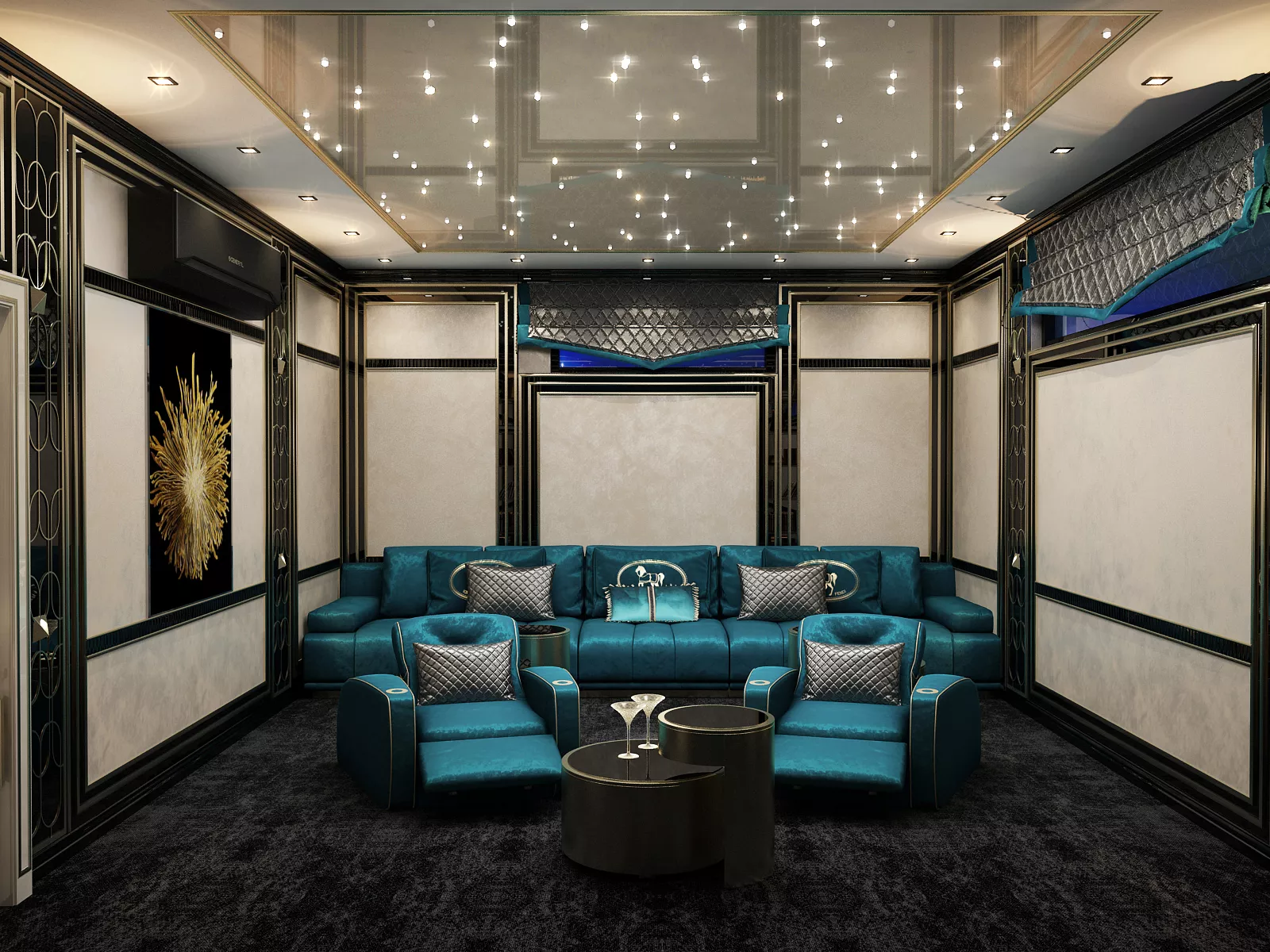 ارتقِ بتجربة الترفيه المنزلية مع تصميم مسرح منزلي مخصص