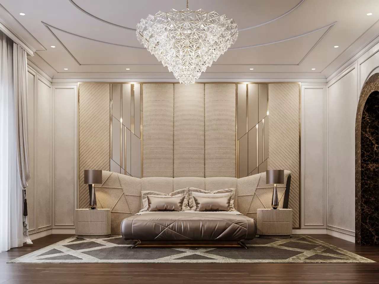 كشف أسرار تصميم غرف نوم فاخرة