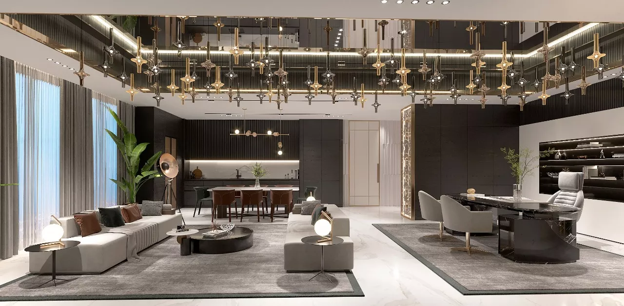 مزايا التصميم الداخلي بمخطط مفتوح