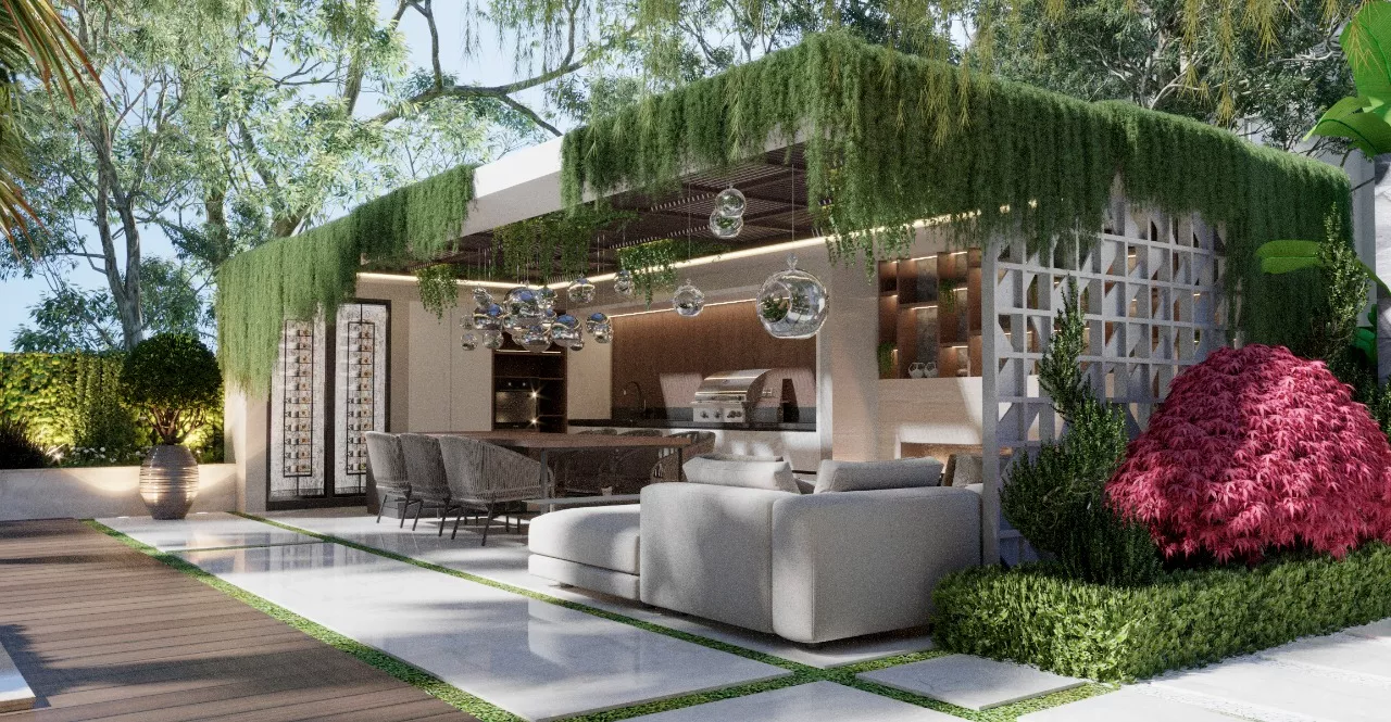 فن تصميم حدائق الفنادق الفاخرة في دبي