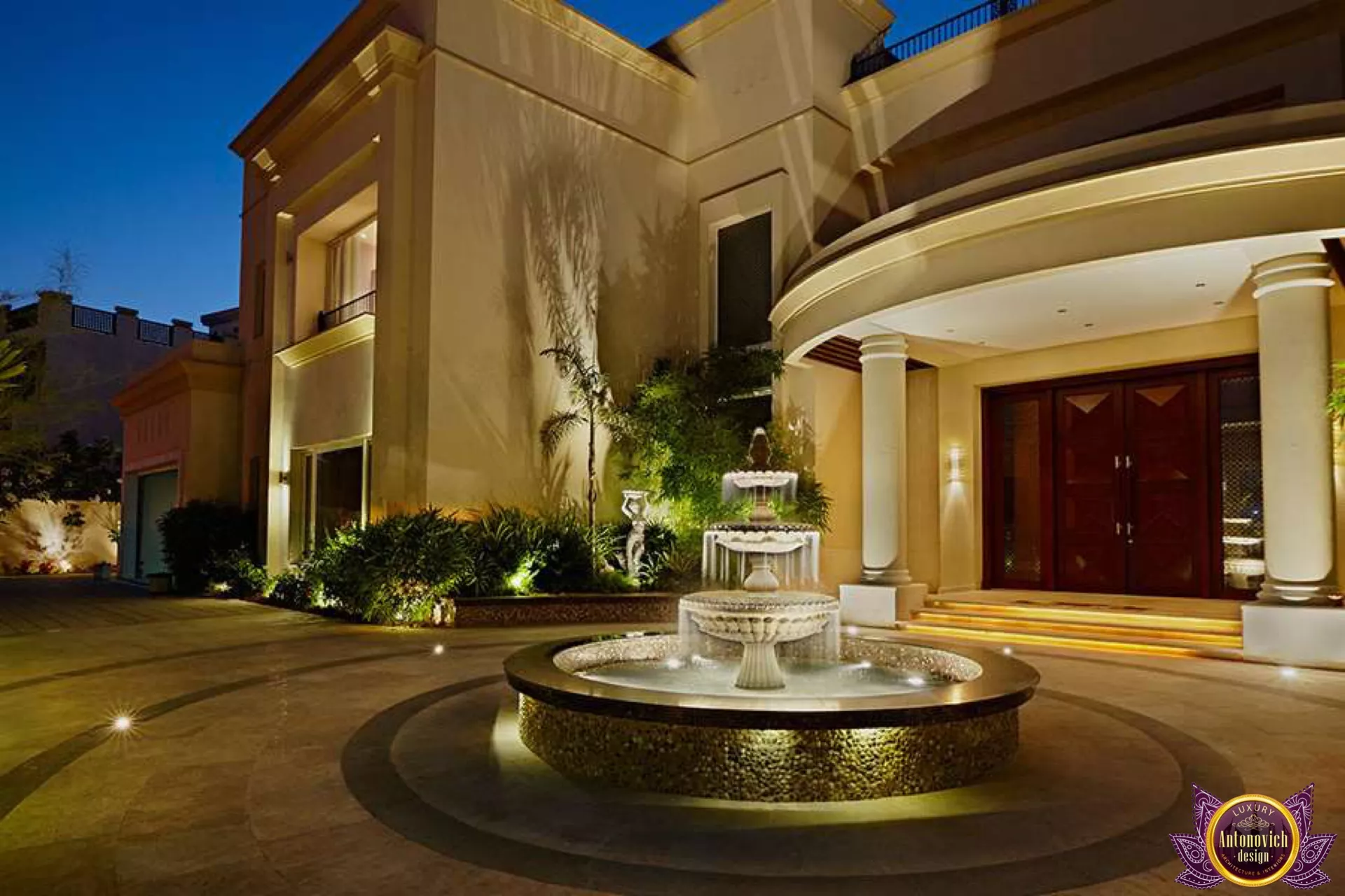 كشف النقاب عن تحفة تصميم حدائق فيلا في أبوظبي