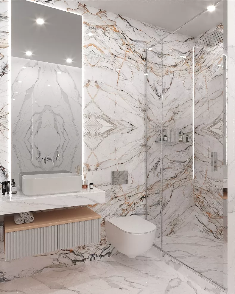 نصائح تصميم حمام فاخر لتحول مذهل