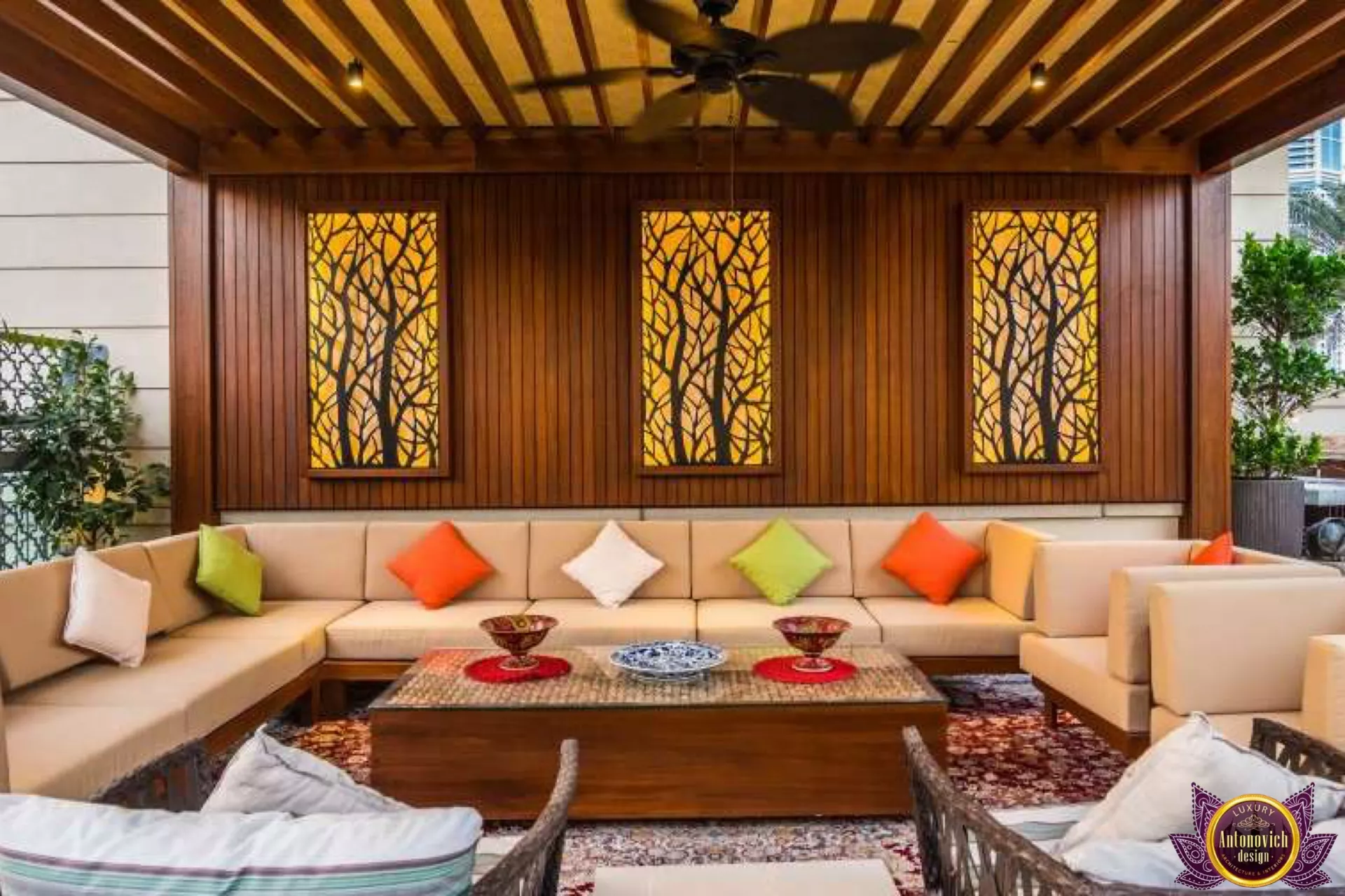 أروع تنسيقات حدائق الفلل في أبوظبي