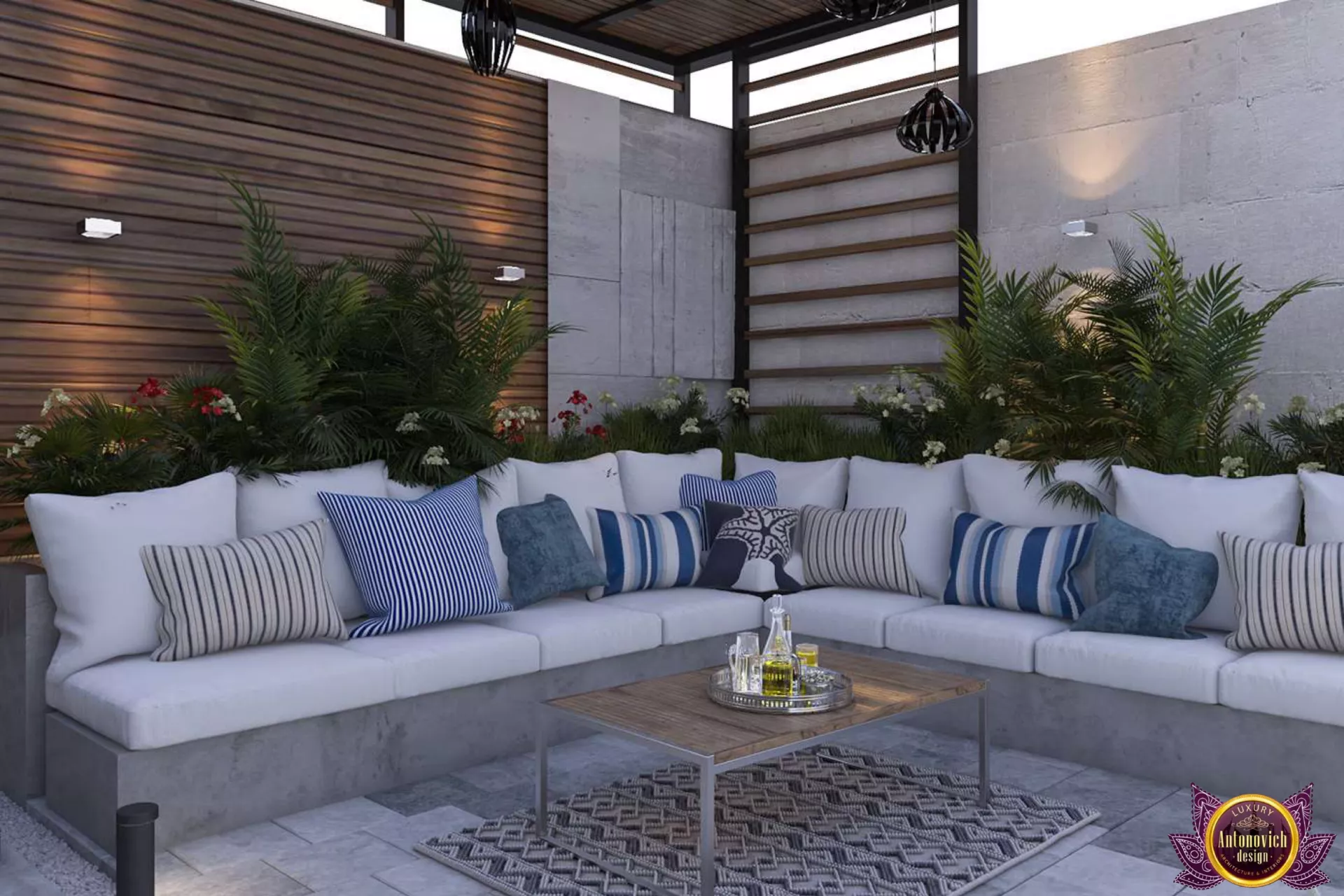 مناظر طبيعية فاخرة لفيلا في أبوظبي — جولة بصرية