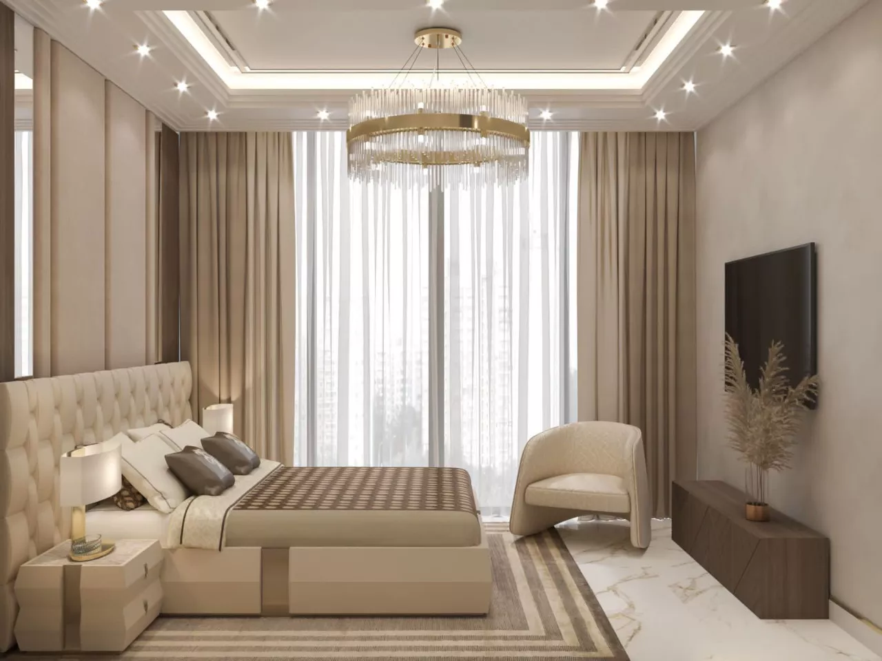 أتقن فن تصميم غرفة نوم فاخرة في دبي
