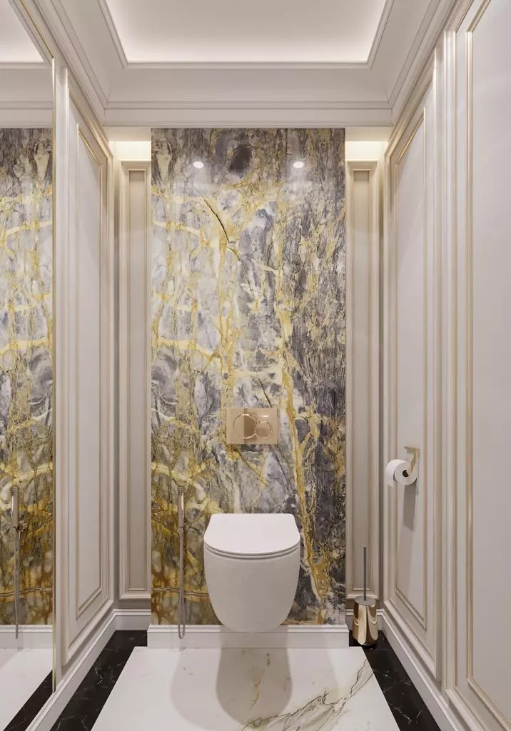 تصاميم حمامات فاخرة مستلهمة من رفاهية دبي