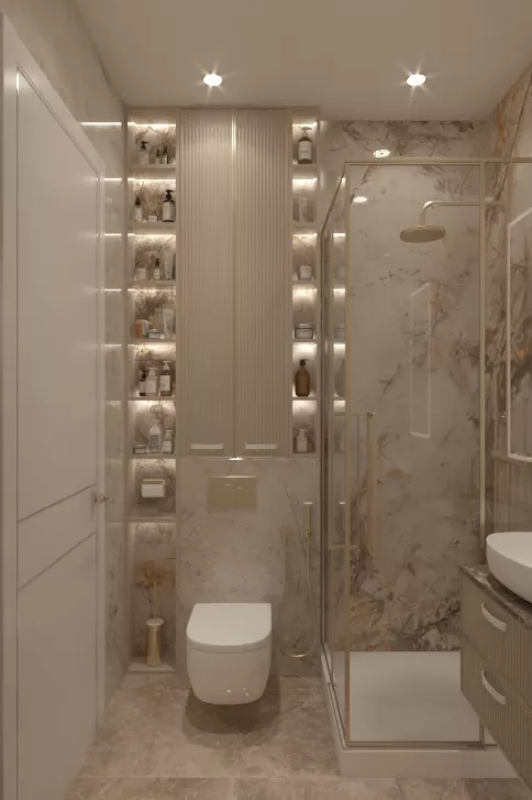 مفاهيم تصميم حمامات مستوحاة من دبي