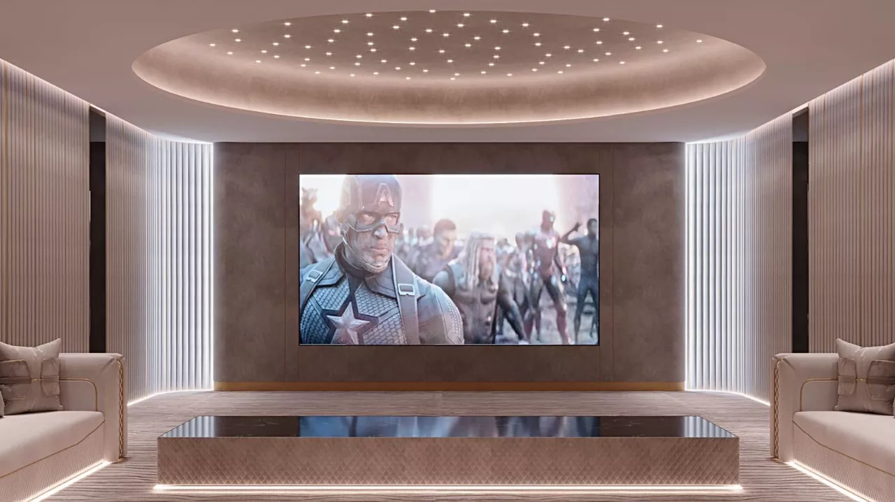 تصميم سينما منزلية فاخرة لتميز ترفيهك المنزلي