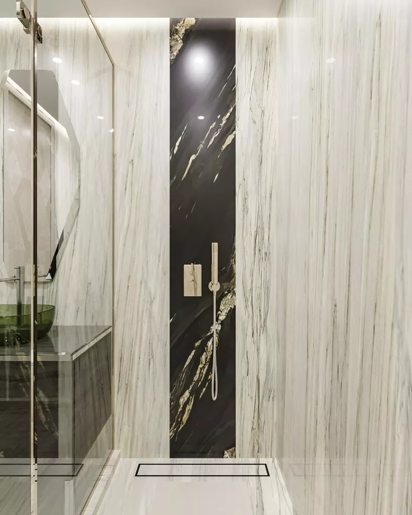 تصميم حمامات فيلات دبي فاخرة وأنيقة