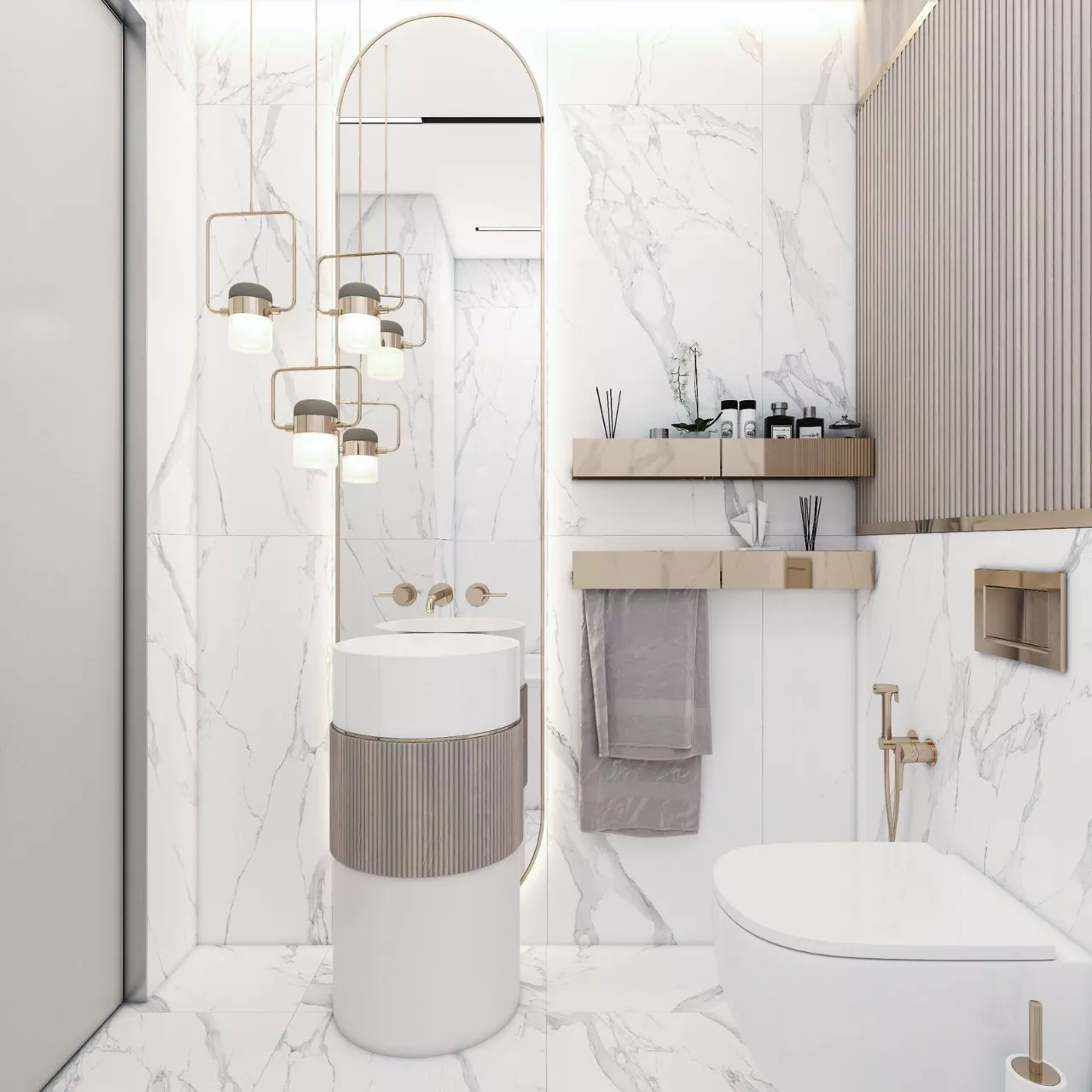 الدليل النهائي لتصميم حمامات فاخرة في دبي