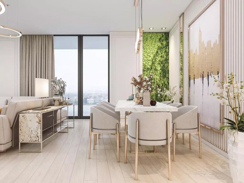 غرف طعام فاخرة في مساكن دبي