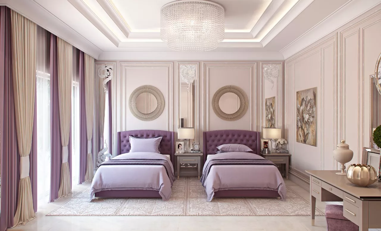 تصاميم غرف نوم مزدوجة فاخرة في دبي — دليل داخلي