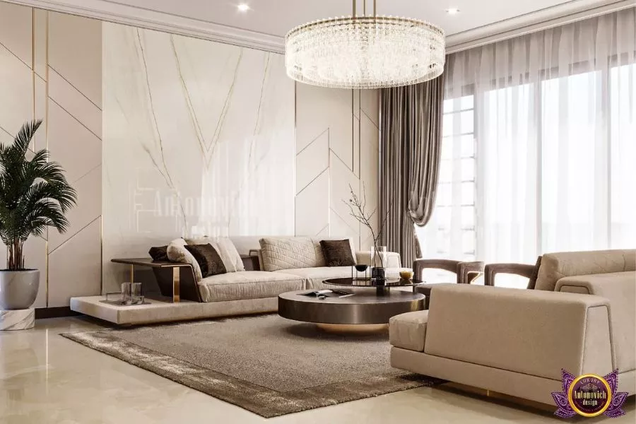 تصميم داخلي أنيق ودافئ لفيلا في دبي