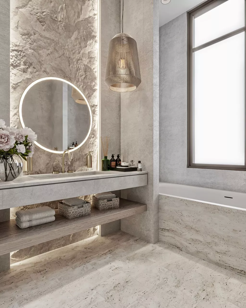 دليل تصاميم حمامات دبي الأنيقة والبسيطة