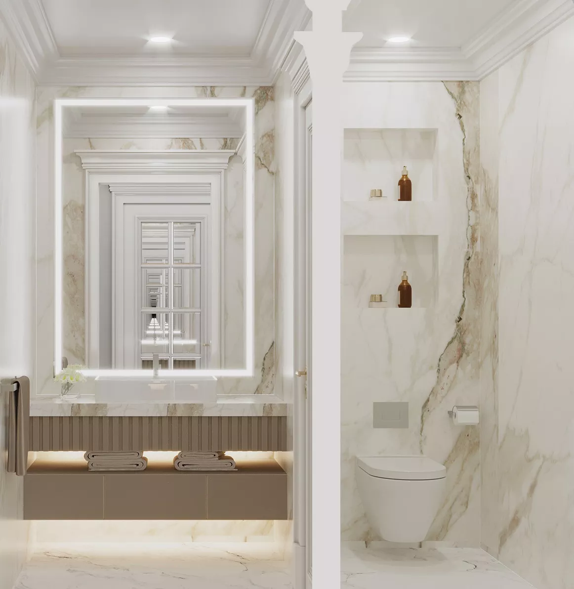 تصميم حمامات فاخرة في دبي — دليل عملي لتخطيط وتشطيب الحمّام