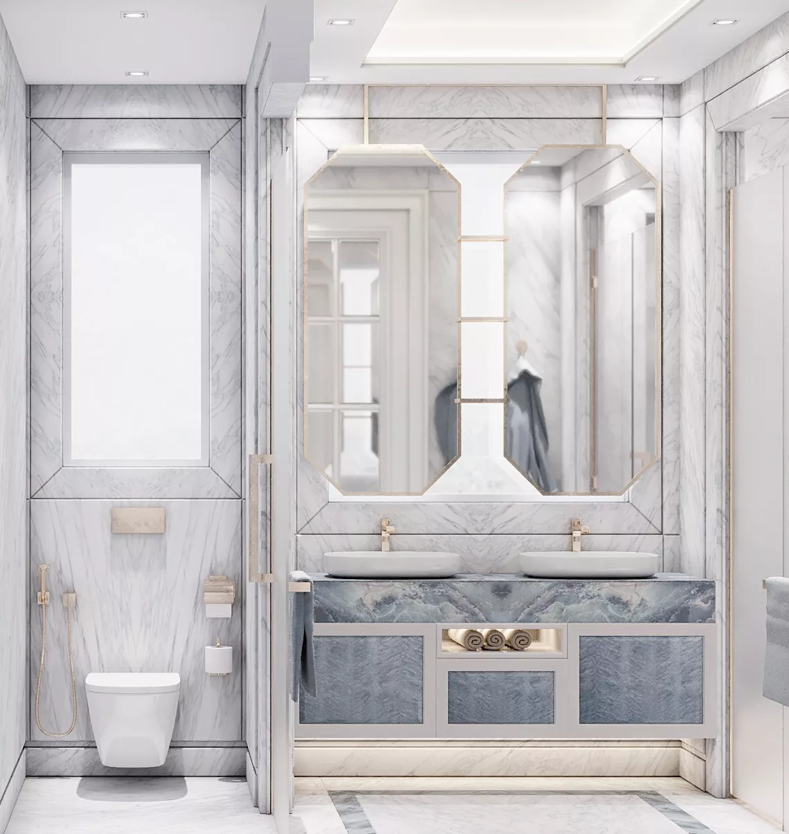 أفكار تصميم حمام فاخرة وعملية في دبي