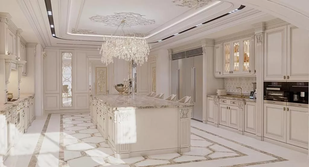 تصميم مطبخ فاخر: أفكار ديكور راقية لمساحة مترفة