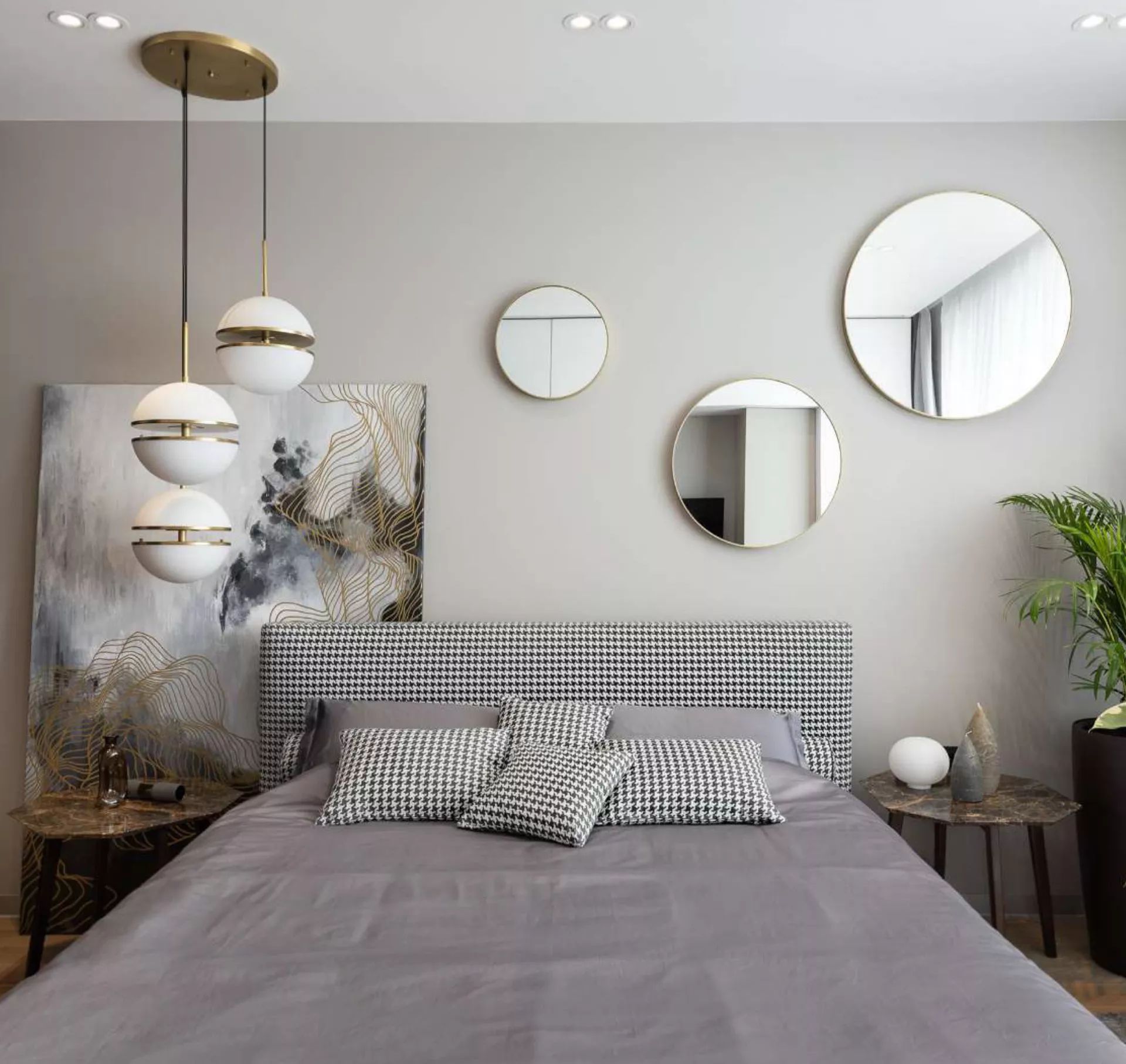 أفكار تصميم غرفة النوم الرئيسية في دبي