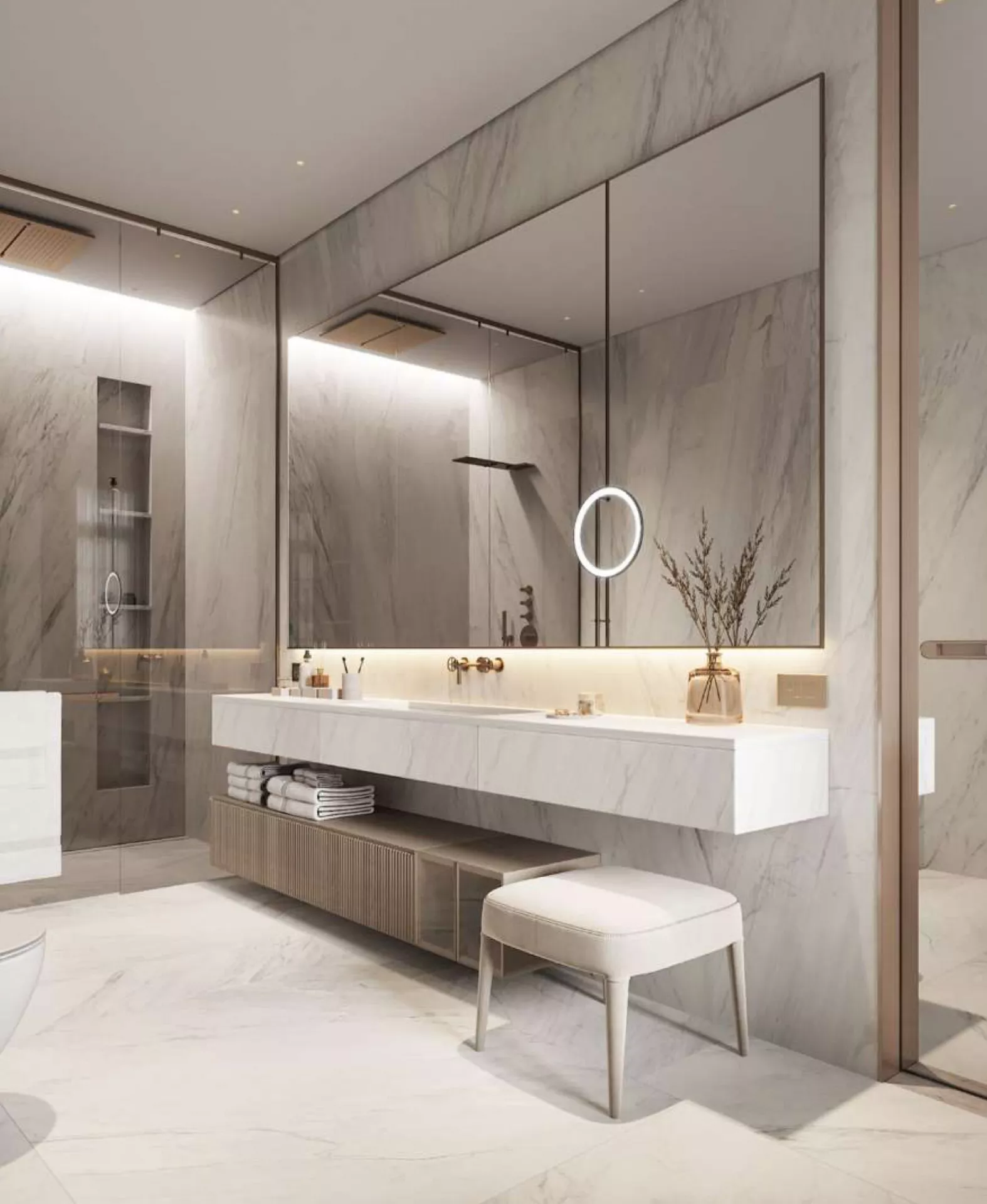 دليل تصميم حمامات فاخرة في الإمارات