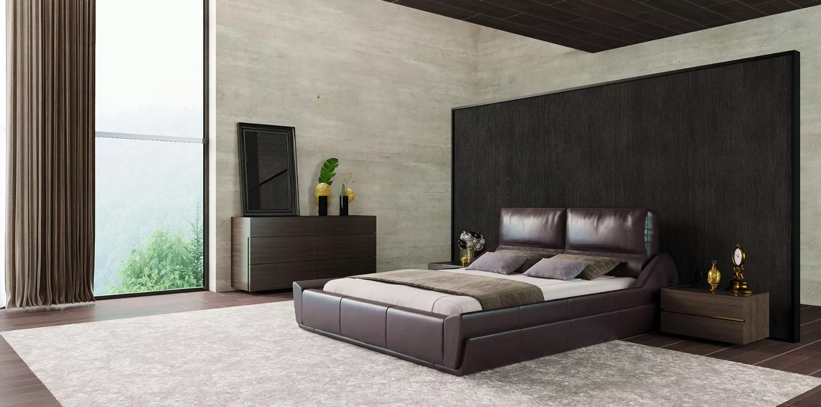 ارتقِ بمساحة نومك: مجموعة أثاث غرف نوم فاخرة مودرن