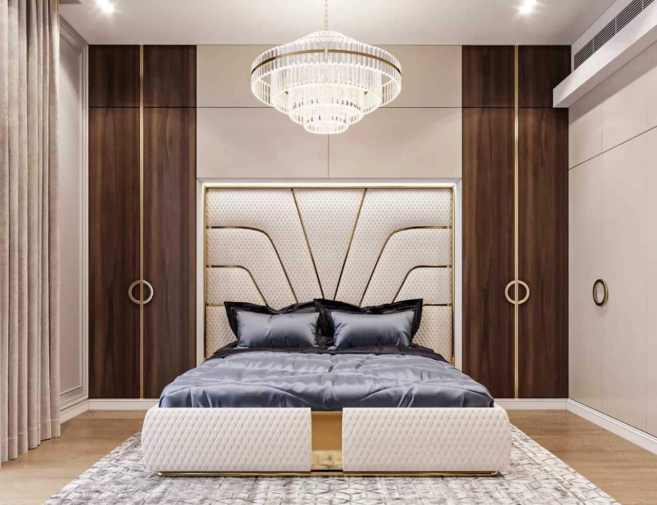 غرف نوم فاخرة في دبي من تصميم نخبة المصممين