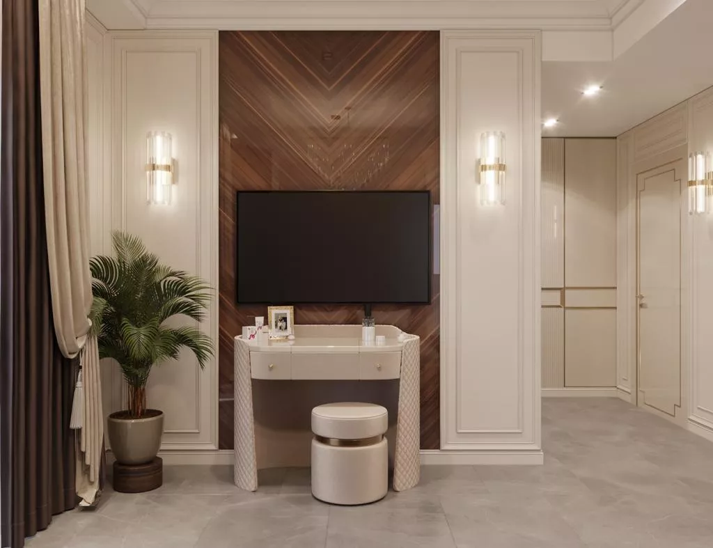 إلهام تصميم غرفة نوم رئيسية فاخرة في دبي