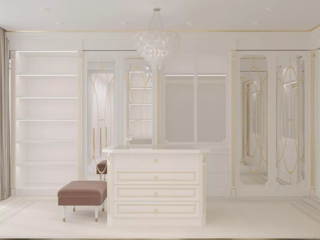 ارتقِ بأسلوب حياتك بتصميم غرفة ملابس فاخرة
