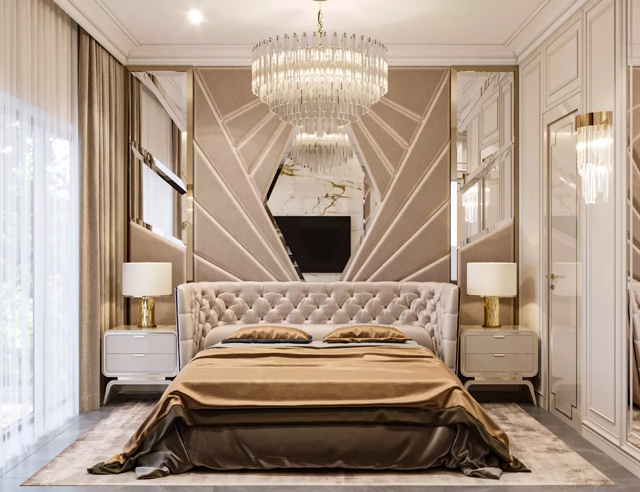 أفكار عصرية لتصميم غرفة نوم لتجديد أنيق