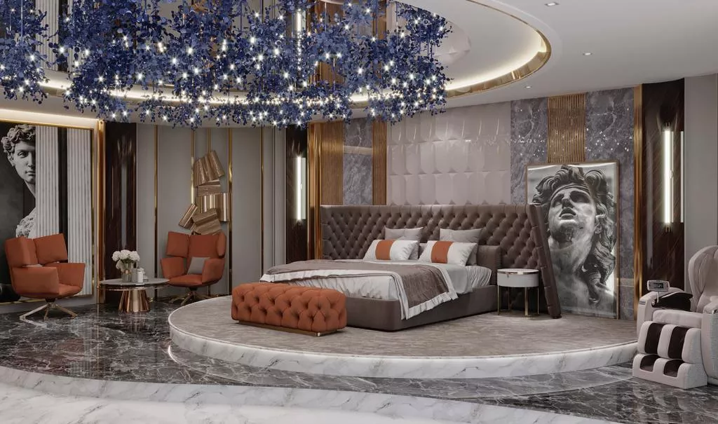 أفكار تصميم غرف نوم فاخرة في دبي