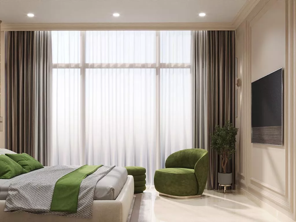 ملاذ غرفة نوم زين فاخرة في دبي — أفكار وتصاميم راقية