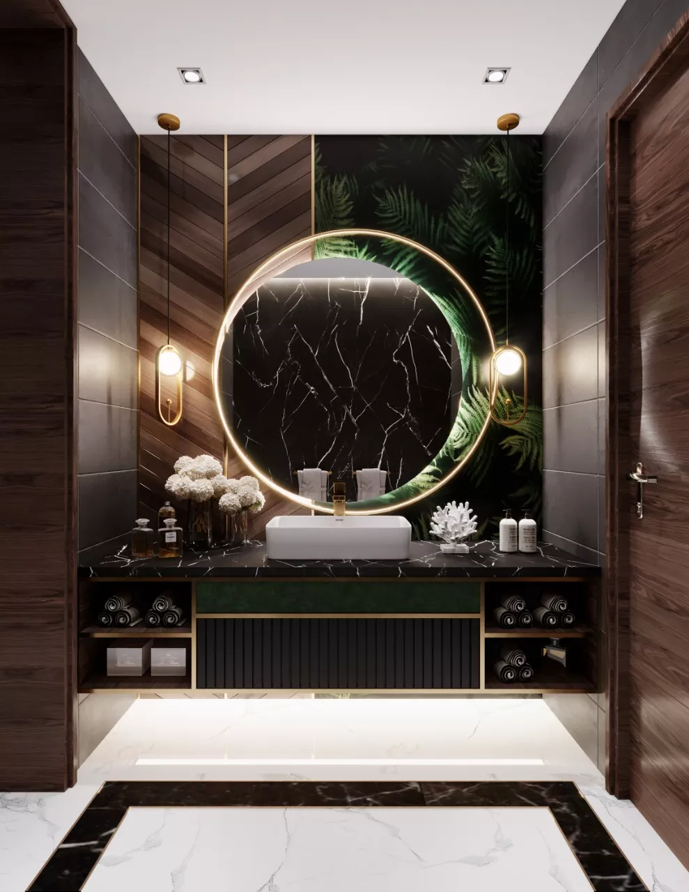 حمامات فاخرة — أنطونوفيتش ديزاين (Antonovich Design) في دبي