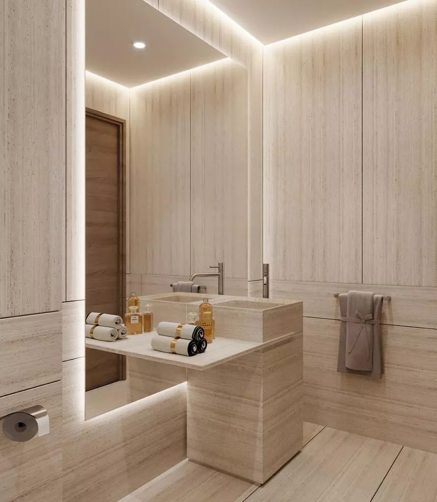 ارتقِ بتصميم حمامك لخلق أجواء فخمة ومرحبة