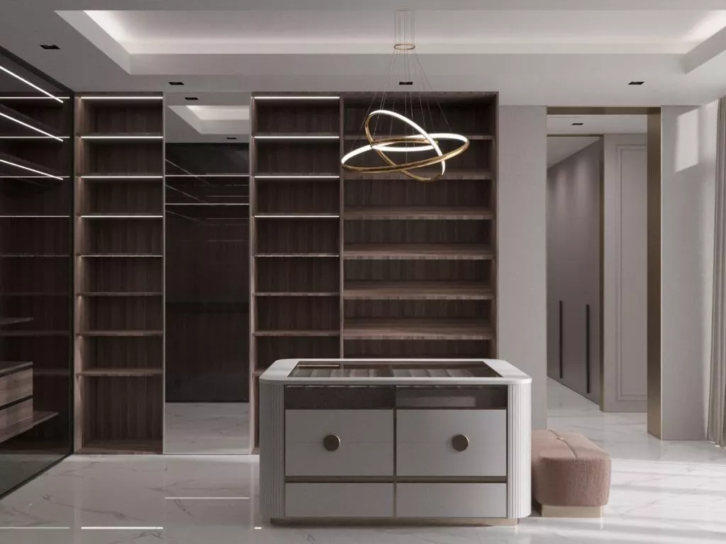 أفكار غرفة ملابس فاخرة لمنزلِك في دبي