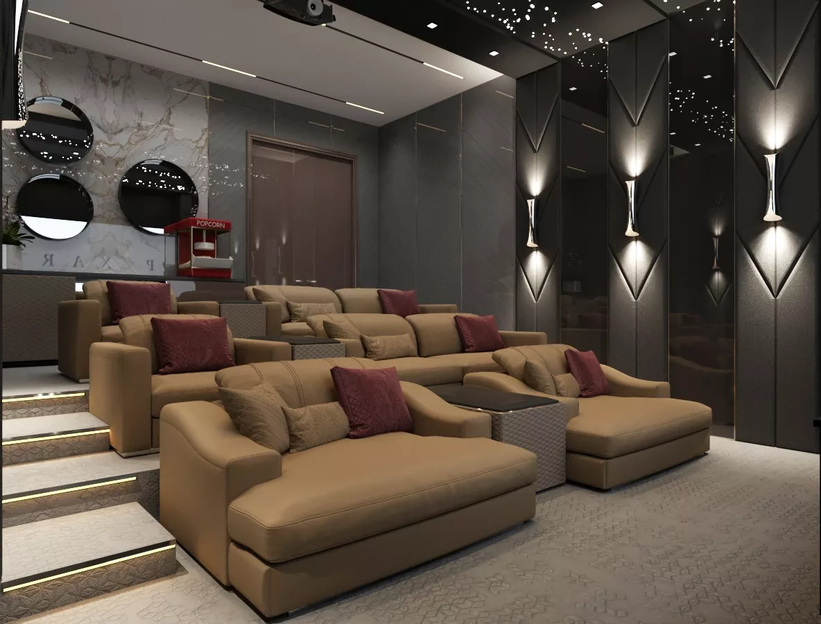 أفكار تصميم المسرح المنزلي لتجربة سينمائية لا مثيل لها