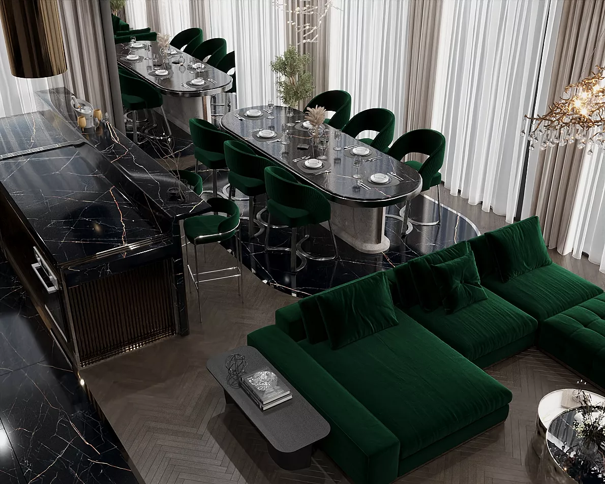 فك رموز جوهر التصميم الداخلي الفاخر في دبي