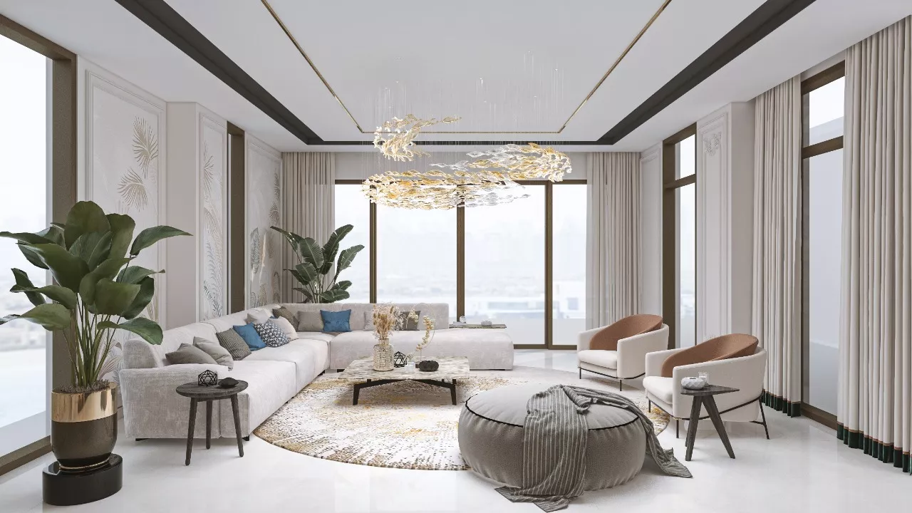 ارتقِ بمنزلك: أساسيات غرفة المعيشة الفاخرة