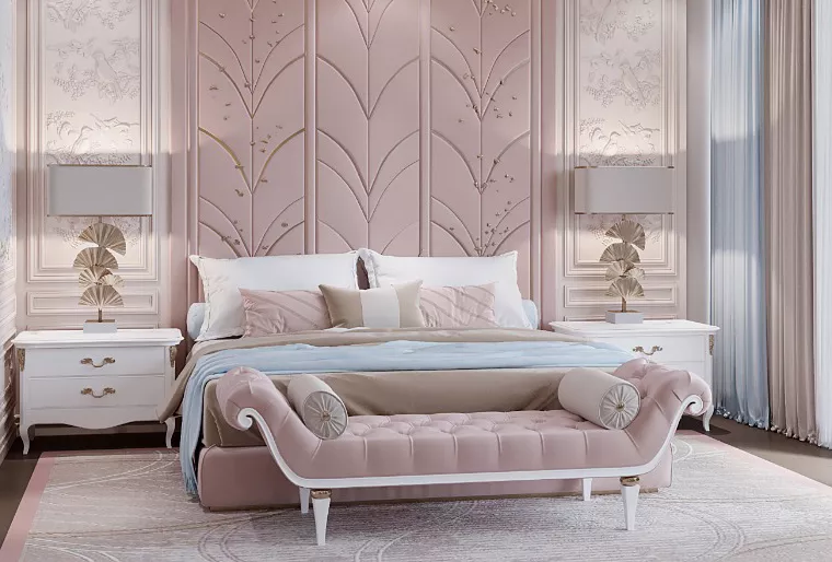 الدليل النهائي لتصميم غرفة نوم وردي