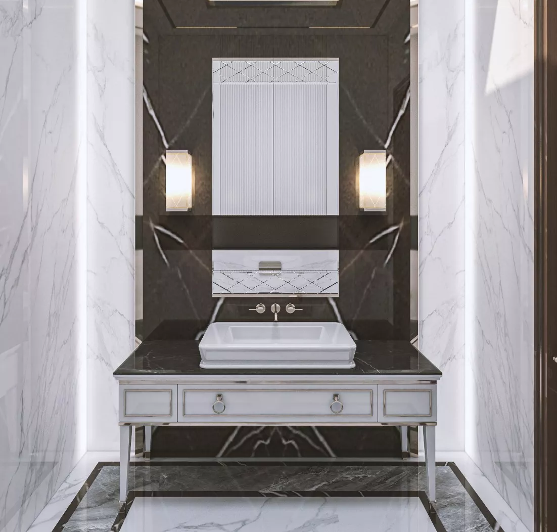 الدليل الشامل لتصميم حمام فاخر في دبي