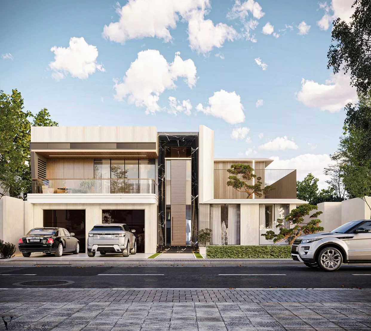 Finest Construction Work for Modern Luxury Villa Design