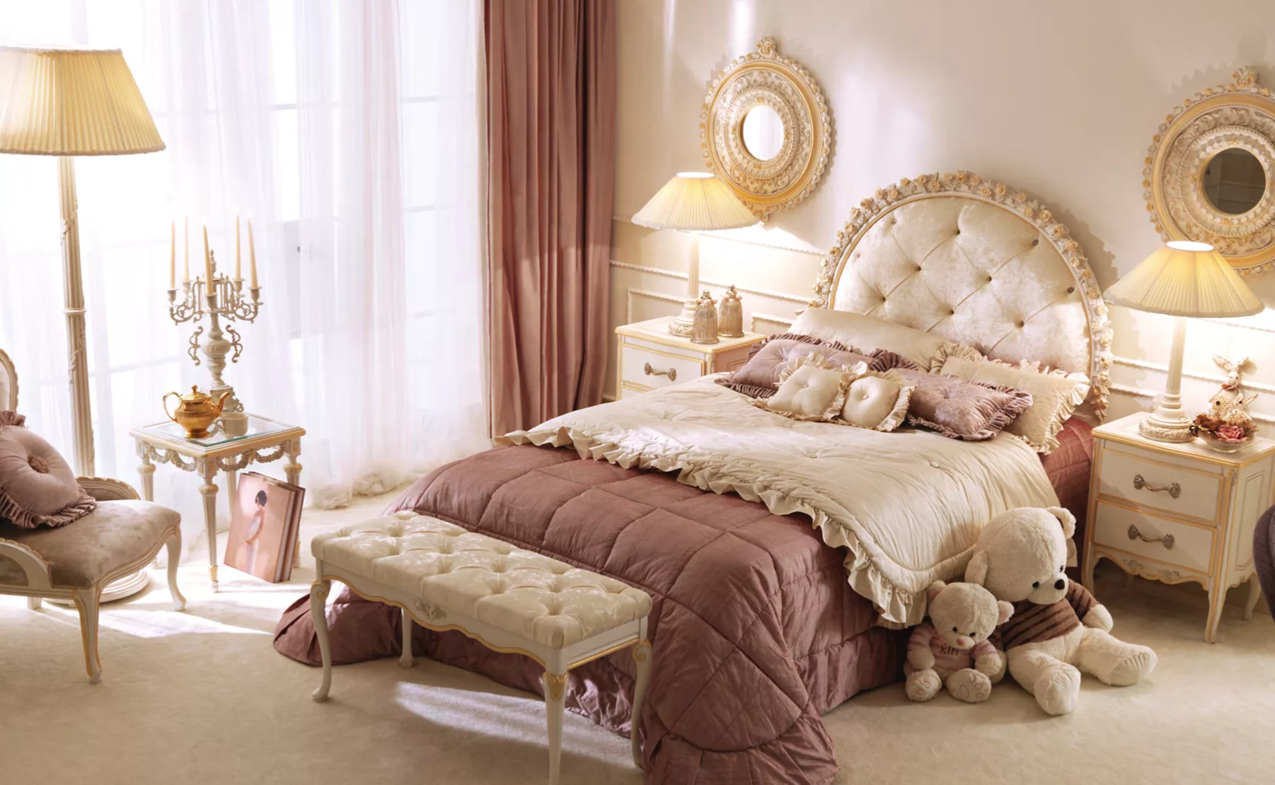 تصميم غرفة نوم أطفال فاخرة متقنة