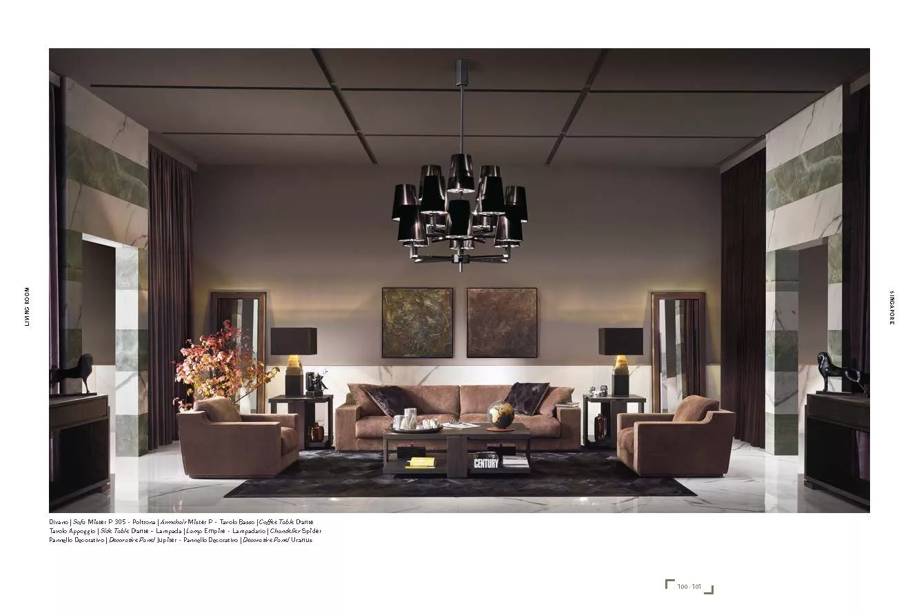 أثاث غرفة المعيشة الفاخر لتجربة منزلية مترفة